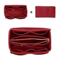 HHYUKIMI-organizador de maquillaje, bolsa con inserción de fieltro para bolso, bolso interior de viaje, cosmético portátil, apto para varias marcas de bolsos - details 9