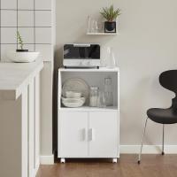 Estantería para microondas, Carrito de Almacenamiento con Ruedas para Cocina, Armario de Almacenamiento - details 1
