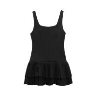 BUNO-2025 Mini vestido plisado, mono para mujer, vestidos cortos con espalda descubierta para mujer, mono con tirantes, vestido de fiesta para mujer. - details 7