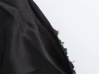 - Nuevos productos de primavera y verano Vestido de fiesta de lentejuelas de industria pesada con lazo en estilo europeo y americano - details 6