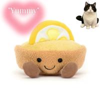 Juguete de Peluche de Pastelería Ultra Suave Jellycats EggTart Amigable para Masticar - details 0