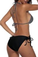 Traje de baño de vacaciones casual de bikini de tres puntos dividido para mujer profesional - details 38