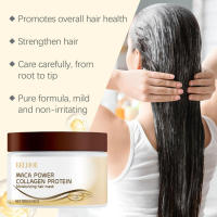 Mascarilla nutritiva de colágeno para reparar las puntas abiertas, iluminadora y brillo, para el cuidado del cabello - details 5