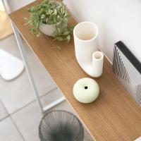 Mesa consola Tower acero/madera blanco 60 x 18,5 x 80,5 cm - details 6