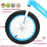 Bicicleta sin Pedales para Niños 16 Pulgadas de 3 4 5 6 7 Años Niña y Niño, Manillar y Sillín Ajustables, Ruedas de Goma, Cuadro de Acero al Carbono, hasta 45 kg - details 11