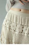Falda de Denim de Crochet de Alta Calidad Hembra Grande, Cintura Alta, Moda Coreana de Verano - details 4