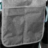 Bolsas de malla multifuncionales para cochecito de bebé, bolsa colgante con bolsillos dobles, bolsa de almacenamiento para cochecito de bebé, perspectiva de gran capacidad, 2 uds. - details 4