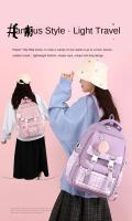 Mochilas escolares de gran capacidad para estudiantes y niñas, morrales de viaje lavables y ligeros, gran oferta, 2024 - details 0