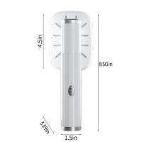 Plancha de vapor portátil de viaje para ropa, miniplancha de vapor giratoria de 180 °, color blanco - details 5