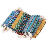 Bolsa de monedas de estilo egipcio, bolsa de regalo con cordón impreso, bolsita de algodón, monedero de viaje de caramelo, étnico, 12 unidades - details 6