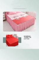 Sábana de Algodón Estrella Completa Funda de Almohada Elástica Ajustable - details 3