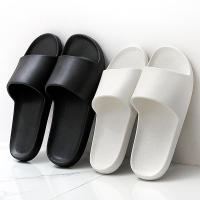 Zapatillas de moda para hombre y mujer, sandalias suaves de EVA, zapatos ligeros para amantes, toboganes de baño antideslizantes, chanclas de plataforma para el hogar, Verano - details 1