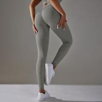 Pantalones de yoga para mujer, con cintura fruncida, pantalones de gimnasio, mallas de entrenamiento para mujer - details 19