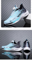 Hebilla rotativa zapatillas de deporte de los hombres aumento de altura 2025 nueva malla transpirable zapatos para correr juventud zapatos casuales - details 11