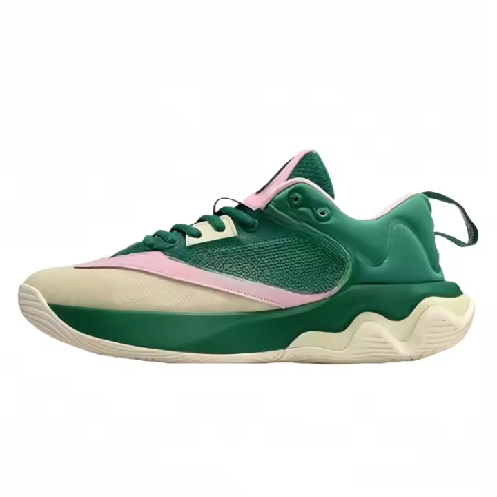 Zapatillas de Baloncesto Ligeras y Transpirables Diseño Completo en Negro, Blanco, Perla Glacial Rosa Ideal para Deportes al Aire Libre - 1