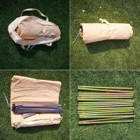 Tienda de campaña de lona para adultos, Tipi de pirámide para acampar al aire libre, tienda de campaña india para 2-3 personas, 2M - details 1