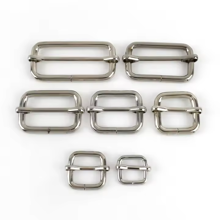 10 Piezas De Deslizador De Metal De 20 - 50 Mm, Alambre De Metal De Tres Deslizadores, Regulador De Deslizadores De Correa De Ro - 1