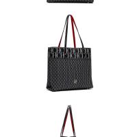Bolso de hombro de cuero con letra CH para mujer, bolso de gran capacidad, resistente, elegante, informal, a la moda, con Base, mochila de lujo de alta gama - details 22