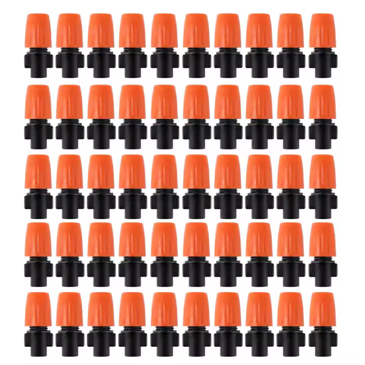 50 Uds. Boquilla de nebulización de riego por goteo ajustable para jardín herramientas de jardinería con pulverizador de microflujo - 1