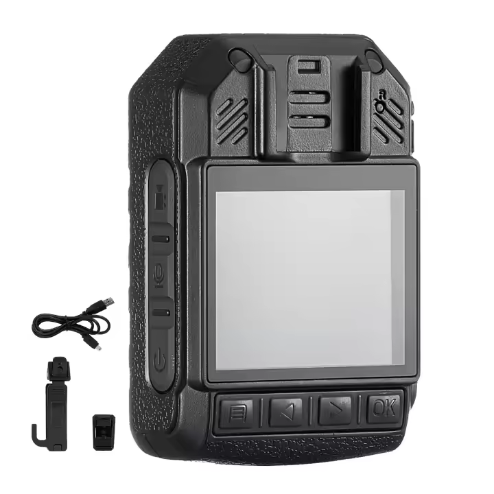 SucceBuy Cámara corporal de policía HD 1440P - 64 GB, batería de 2850 mAh, visión nocturna, resistente al agua para las autoridades del orden público - 1