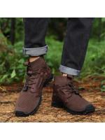 Zapatos de senderismo para hombre, zapatos de senderismo impermeables bajos para exteriores, zapatillas de senderismo y rastreo ligeras y transpirables - details 12