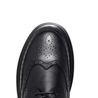 Zapatos derby de piel de vaca para oficina de negocios para hombre, Oxford, oficialmente, de cuero de microfibra, con suela gruesa - details 5