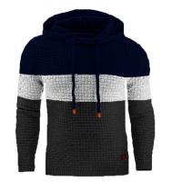 Suéter de Jacquard cálido de invierno para hombre, Sudadera con capucha de manga larga, sudaderas con capucha delgadas de otoño para hombre - details 10