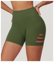 Pantalones de Yoga Deportivos sin Costuras Cintura Alta, Levantamiento de Cadillas, Transpirables para Entrenamiento Material de Nylon - details 17