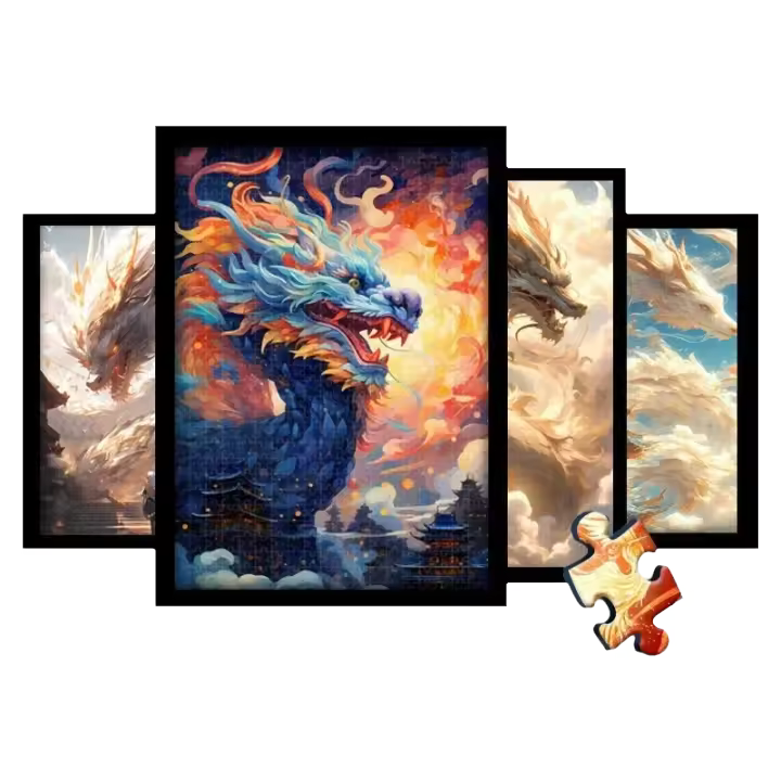 Rompecabezas De Papel 1000 Piezas Juego De Mano Artesanal Reductor De Estrés Decorativo Para El Hogar Dificultad Alta Para Adultos - 1