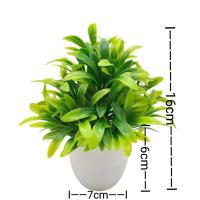 Plantas artificiales con macetas de plástico, vegetación perfecta para el hogar, raciones, escritorio de oficina, sala de estar y cama, 1 ud. - details 5