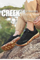 Zapatos de senderismo de marca para hombre, zapatillas de escalada con hebilla giratoria, zapatos antideslizantes para pesca al aire libre, zapatos de ciclismo y caza - details 2