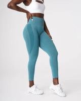 Pantalones de Yoga Suaves para Mujer NVGTN con Encaje y Espalda Ajustada en Lulua Push Up Fitness Outfits Pantalones Deportivos - details 35