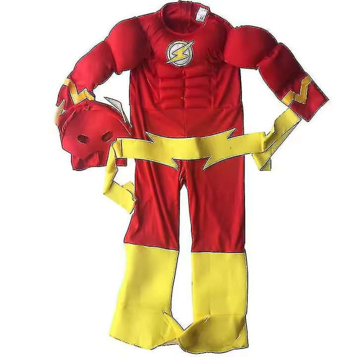Disfraz de Cosplay para Niños The Flash Muscle Deluxe Disfraz de Pecho para Niños Pequeños - 1