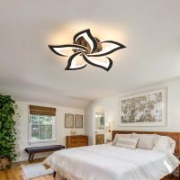 Goeco Lámpara de Techo LED 5 Cabezas 60W 7200LM Iluminación Interior Moderna Acrílico Metal - details 6