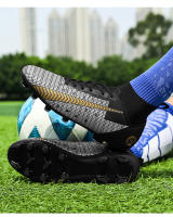 Zapatos de fútbol de alta calidad para hombres, botas de fútbol de tobillo alto para niños, zapatillas de entrenamiento de hierba antideslizantes para exteriores, TF/AG - details 14