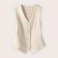 Chaleco Tre para mujer, chaqueta corta sin mangas, usado, informal, a la moda, para personas mayores, 2024 - details 8