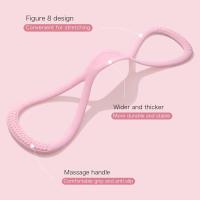 Banda de Resistencia de Silicona en Forma de Figura 8 Manijas para Fitness para Hombres/Mujeres - details 4