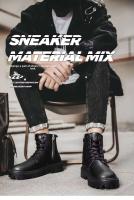 Botas de cuero de cocina para hombre de otoño, zapatos deportivos informales para Chef, a la moda, diseño Martin, negro, impermeables y antideslizantes - details 0