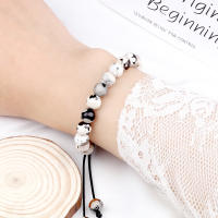 8mm hombres mujeres ágatas de fuego cuentas de ónix pulsera brazaletes curación Piedra Natural Chakra oración encanto Buda joyería ajustable regalos - details 10