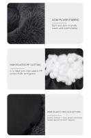 Cama de Peluche para Perros Grande Dulce Redondo para Cachorros Lavable para Mascotas - details 4