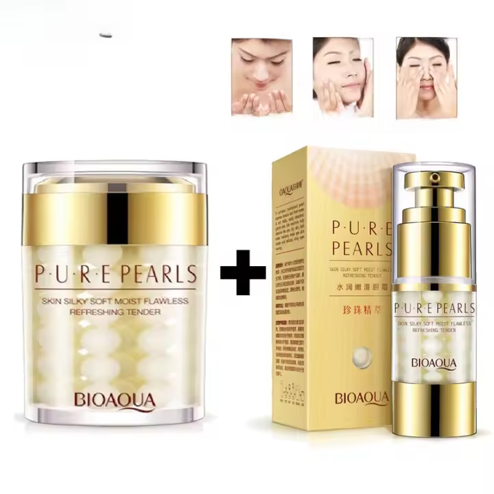 Crema Hidratante de Ojos Bioaqua Collagen Cuidado de la Piel Coreano para Ojos Cansados y Bolsas - 1