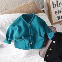 Moda coreana abrigo para niños cárdigan de manga larga otoño bebés niñas algodón Casual Top abrigos chaqueta primavera - details 8