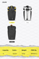 Rhinowalk-portabotellas de agua para bicicleta, bolsa de bolsillo con aislamiento para manillar de bicicleta, bolsa de herramientas para viajes de turismo, compatible con bicicleta de montaña y carretera - details 3