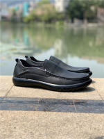Cuero de vaca de cuero genuino de un pedal zapatos de cuero de los hombres de cara suave de suela suave cómodos de negocios y de ocio zapatos de los hombres que sobreajustan los zapatos de conducción - details 14