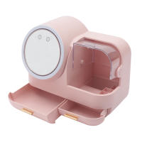 Organizador de Maquillaje Moderno con Espejo LED Caja de Almacenamiento de Cosméticos con Carga USB - details 10