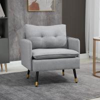 Sofá Moderno de 2 Plazas Sofá de Sala con Tapiz de Poliéster, 4 Almohadillas y Patas de Acero - details 10