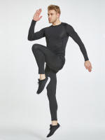 Men's Compression Shirts: Get Fit Fast With Long Sleeve Athletic Workout Tops! - details 1
