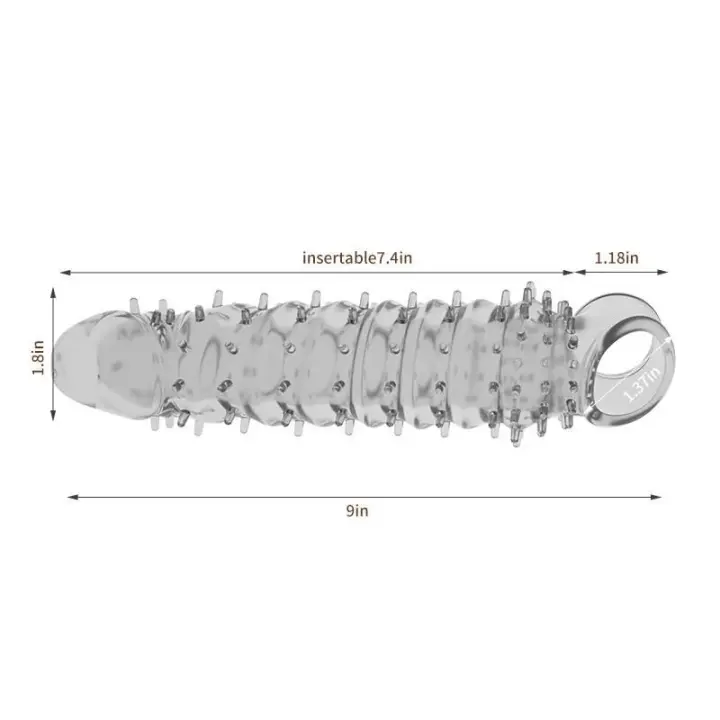 Leten-anillo de boquilla de lino, anillos extensores reutilizables, retardante de eyaculación, funda para pene para hombres, juguetes sexuales para erección, juguete para adultos - 1