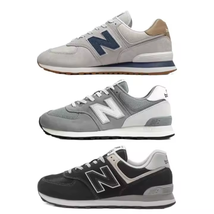 NUEVO NB 574 ligero casual running Retro para hombres y mujeres zapatillas unisex Q0IP Zapatos de trabajo - 1