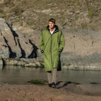 Bata cambiadora de Surf impermeable Unisex, Abrigo con capucha para playa, piscina, Anorak - details 6